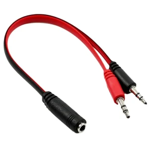 کابل1به2 هدفون کامپيوتر به هندزفری - برند D-NET