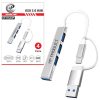 یو اس بی HUB /TYPE-C XP- H824 P