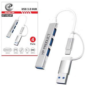 یو اس بی HUB /TYPE-C XP- H824 P