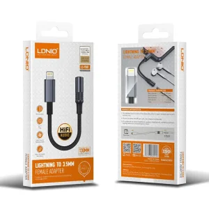 تبدیل LIGHTNING TO 3.5MM LDNIO LSY80I ORIGINAL