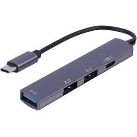 هابtype c usb2 - برند D-NET