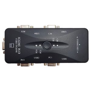 Kvm vga 4 port - برند D-NET
