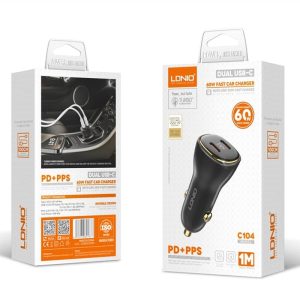 شارژر ماشینLDNIO C103 ORIGINAL