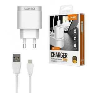 شارژر LDNIO A303Q ORIGINAL 18W باکابل