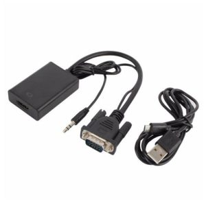 کانورتور VGA to HDMI دار کابل - برند D-NET