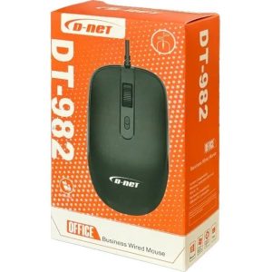 مو س سيم دار مدل982 سفيد ومشکی - برند D-NET