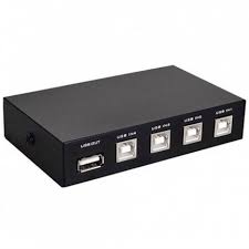 ديتا سوييچ USB 4 پورت دستی - برند D-NET